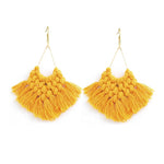 Handmade Statement Tassel Earrings