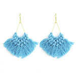 Handmade Statement Tassel Earrings