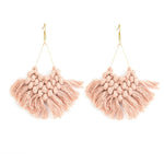 Handmade Statement Tassel Earrings