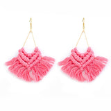 Handmade Statement Tassel Earrings