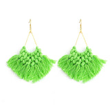 Handmade Statement Tassel Earrings