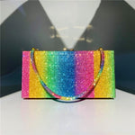 Rainbow Luxury Clutch Bag