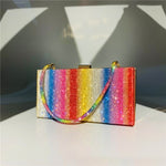 Rainbow Luxury Clutch Bag