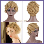 Vintage Short Finger Wave Wig