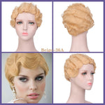 Vintage Short Finger Wave Wig