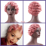 Vintage Short Finger Wave Wig