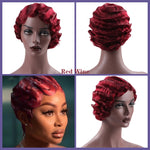 Vintage Short Finger Wave Wig