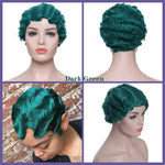 Vintage Short Finger Wave Wig