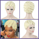 Vintage Short Finger Wave Wig