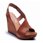 Peep Toe Concise Wedge