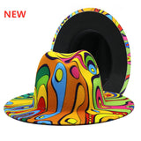 Colorful Wide Brim Fedoras