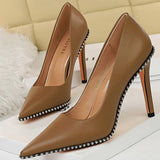 Rivet Stiletto Heels