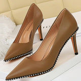 Rivet Stiletto Heels