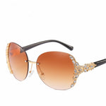 Luxury Inlaid Rhinestone Sunglasses