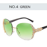 Luxury Inlaid Rhinestone Sunglasses