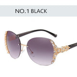 Luxury Inlaid Rhinestone Sunglasses