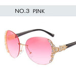 Luxury Inlaid Rhinestone Sunglasses