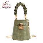 Crocodile Shoulder Chain Handbag