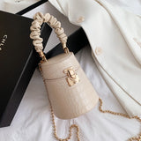 Crocodile Shoulder Chain Handbag