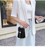 Crocodile Shoulder Chain Handbag