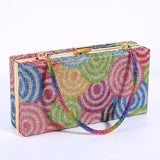 Rainbow Luxury Clutch Bag