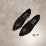 Patent Metal Decoration Loafers