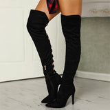 Hollow Back Over the Knee Boots