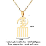 Stainless Steel Ethic Symbol Necklaces