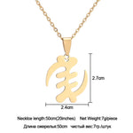 Stainless Steel Ethic Symbol Necklaces