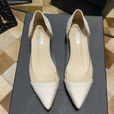 Transparent Slip On Flat Shoes