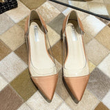 Transparent Slip On Flat Shoes