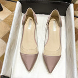 Transparent Slip On Flat Shoes