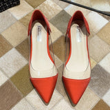 Transparent Slip On Flat Shoes