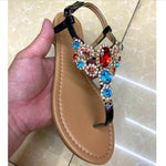 Multi-Color Rhinestone Sandals