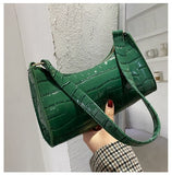 Underarm Bag Crocodile Pattern