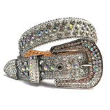 Crystal Studded Western Belt