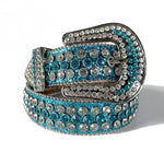 Crystal Studded Western Belt