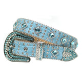 Crystal Studded Western Belt