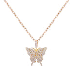 Statement Butterfly Crystal Necklace