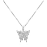 Statement Butterfly Crystal Necklace