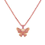 Statement Butterfly Crystal Necklace