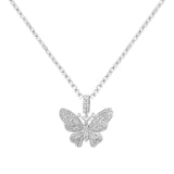 Statement Butterfly Crystal Necklace