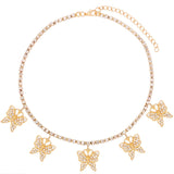 Statement Butterfly Crystal Necklace