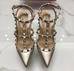 Real V Rivets Luxury Heels