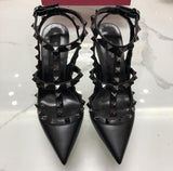 Real V Rivets Luxury Heels