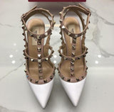 Real V Rivets Luxury Heels