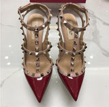 Real V Rivets Luxury Heels