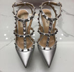 Real V Rivets Luxury Heels