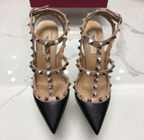 Real V Rivets Luxury Heels