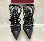 Real V Rivets Luxury Heels